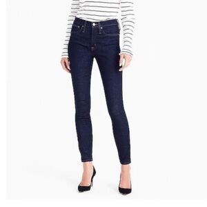 J. Crew 9” High-Rise Toothpick jeans size 32